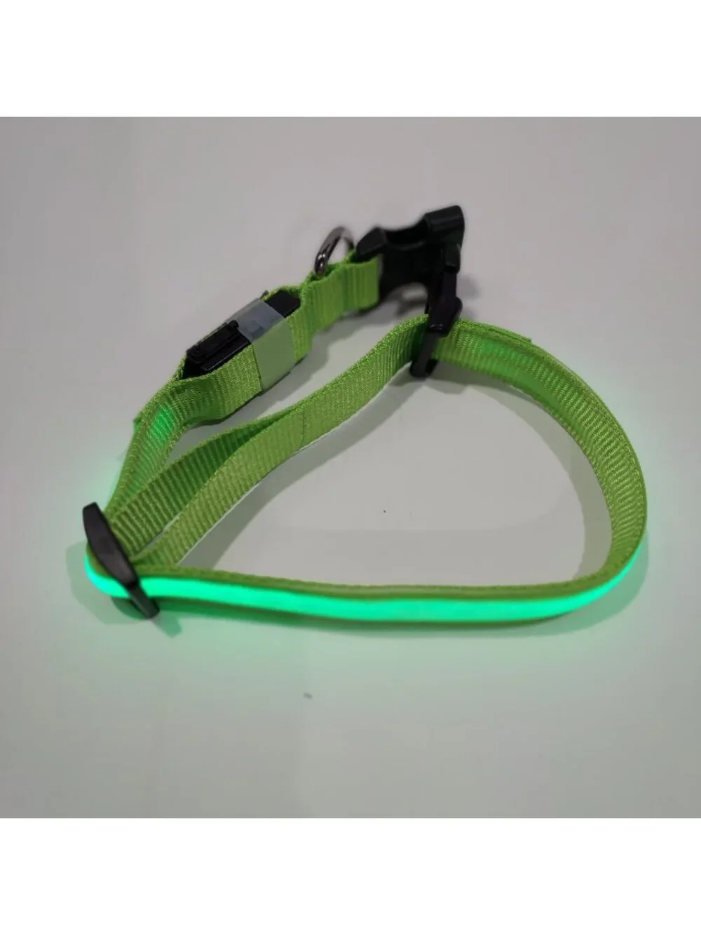 Dog Collar Large Mesbrill LED Adjustable Reflective Nylon Collar